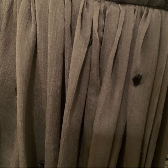 American Glamour by Badgley Mischa Sheer  Lace Top - Picture 6 of 13